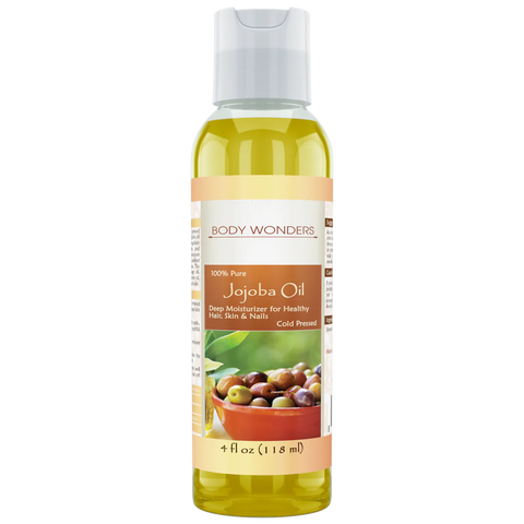 Image of Body Wonders Jojoba Oil | 4 Fl. Oz (118 ml) | 100% Pure & Cold-Pressed