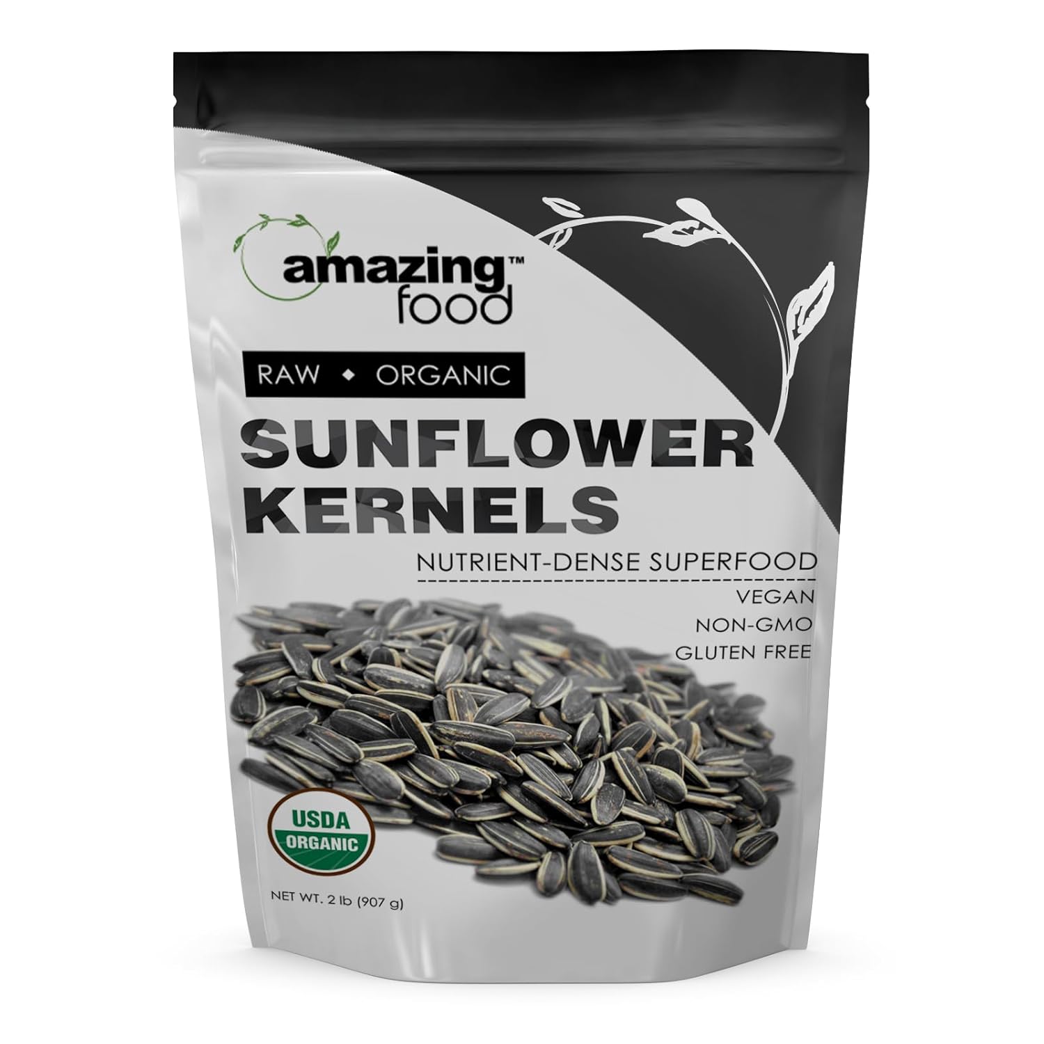 organic garden seeds Amazing Food Sunflower Kernels Seeds | 2 Lb | 31 Grams per Serving