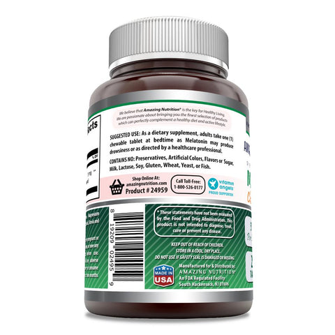 Image of Amazing Formulas Melatonin | 5 Mg | 250 Chewable Tablets | Citrus Flavor