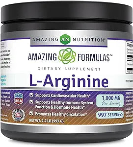 Amazing Formulas L-Arginine | 2.2 Lbs |  Powder