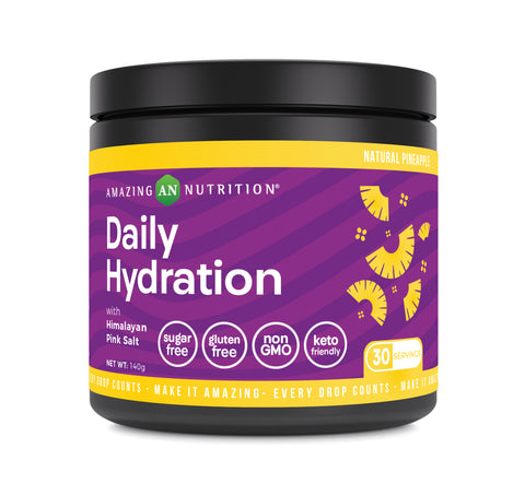 Image of Amazing Nutrition Daily Hydration | Pineapple Flavor | 30 Servings