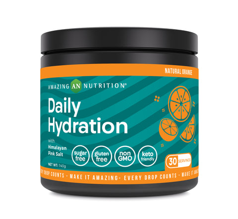 Image of Amazing Nutrition Daily Hydration | Orange Flavor |  30 Servings