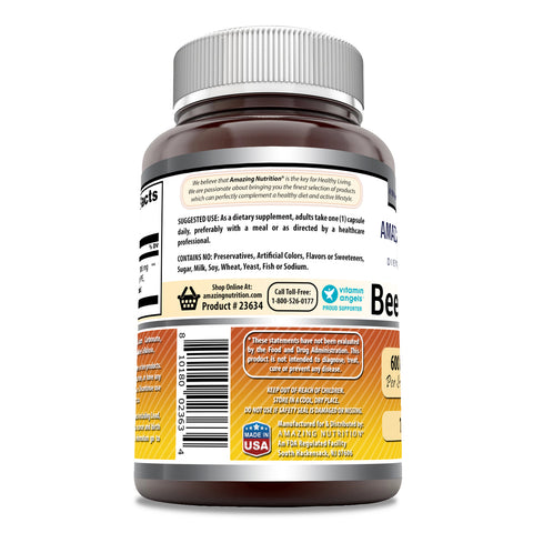 Image of Amazing Formulas Bee Propolis | 600 Mg | 120 Capsules