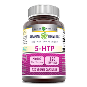 Amazing Formulas 5-HTP | 200 Mg | 120 Veggie Capsules