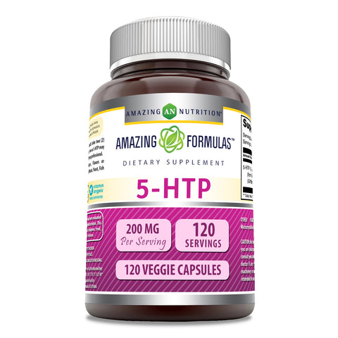 Image of Amazing Formulas 5-HTP | 200 Mg | 120 Veggie Capsules
