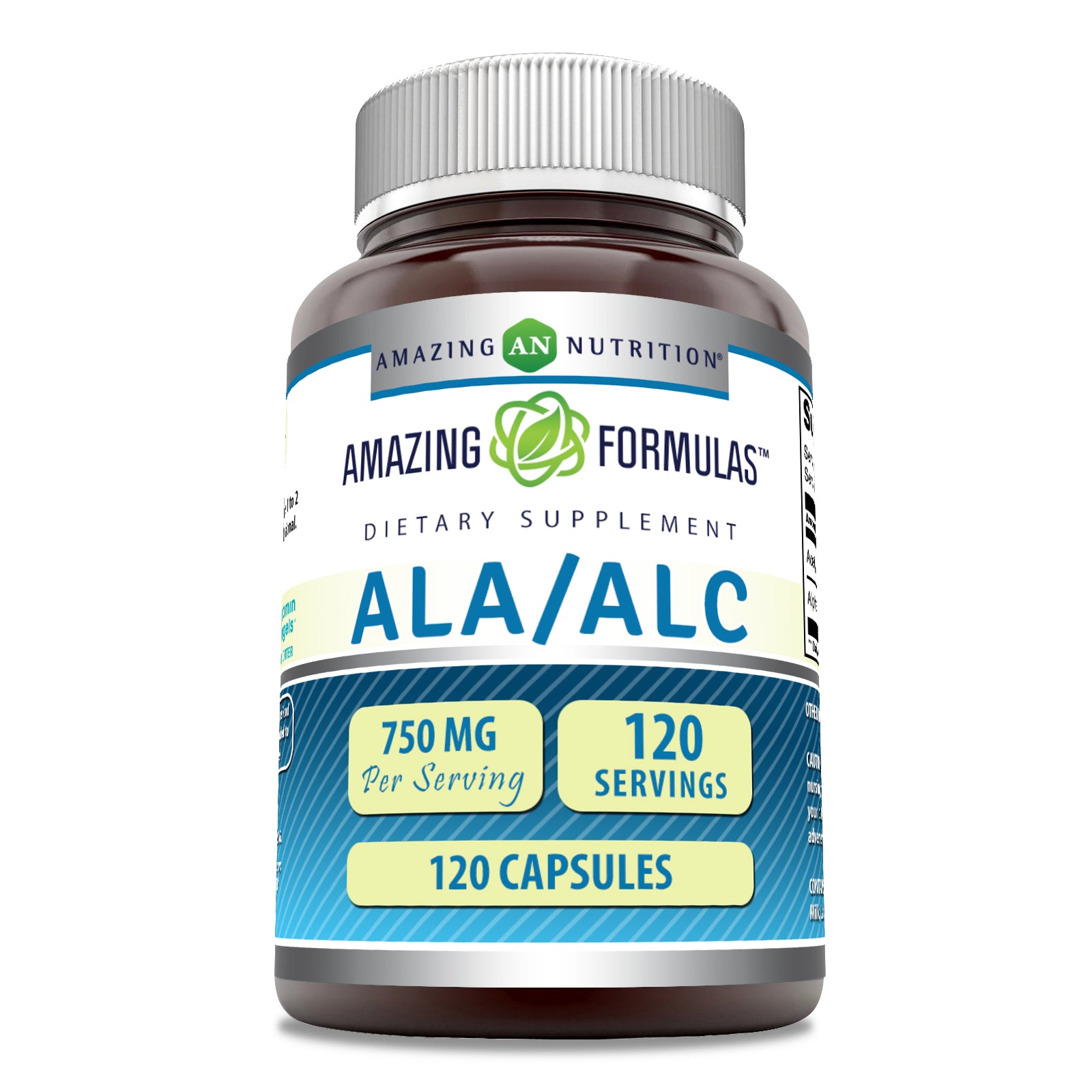 Amazing Formulas ALA/ALC (Alpha Lipoic Acid/Acetyl-L-Carnitine) | 750 Amazing Nutrition Amazing Formulas ALA/ALC (Alpha Lipoic Acid/Acetyl-L-Carnitine) | 750 Amazing Nutrition