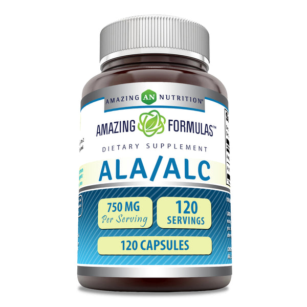 Amazing Formulas ALA/ALC (Alpha Lipoic Acid/AcetylLCarnitine) 750