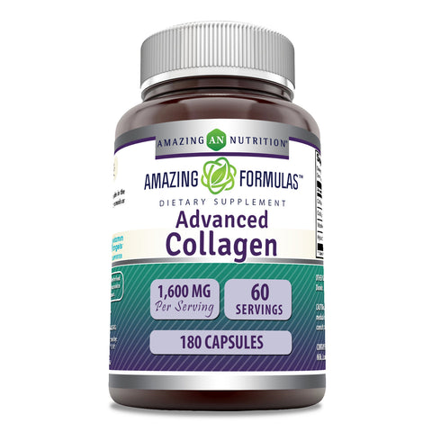 Image of Amazing Formulas Advanced Collagen | 1600 Mg Per Serving | 180 Capsules