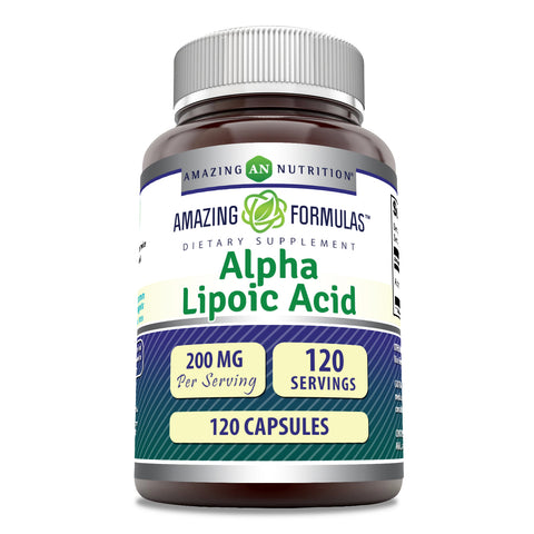 Image of Amazing Formulas Alpha Lipoic Acid | 200 Mg | 120 Capsules