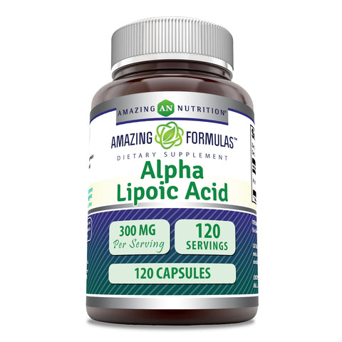 Image of Amazing Formulas Alpha Lipoic Acid | 300 Mg | 120 Capsules