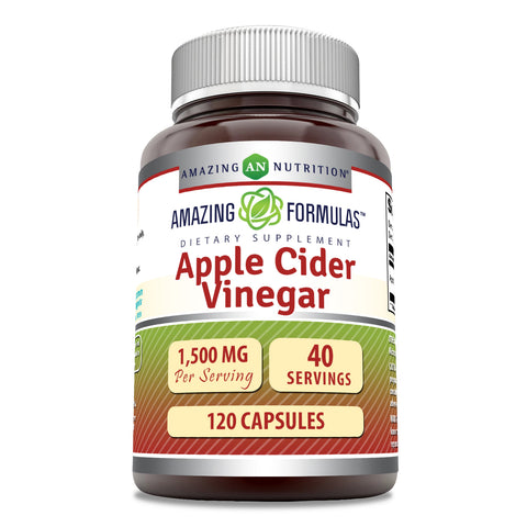 Image of Amazing Formulas Apple Cider Vinegar | 1500 Mg | 120 Capsules