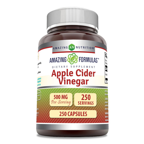 Image of Amazing Formulas Apple Cider Vinegar | 500 Mg | 250 Capsules