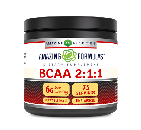 Image of Amazing Formulas BCAA 2:1:1 | 1 Lb | 75 Servings | Unflavored