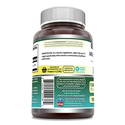 Image of Amazing Formulas Biotin | 15,000 Mcg | 100 Veggie Capsules