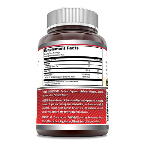 Image of Amazing Formulas CLA | 1250 Mg | 120 Softgels