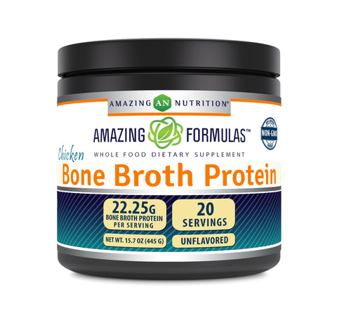Image of Amazing Formulas Chicken Bone Broth Protein | 20 Servings