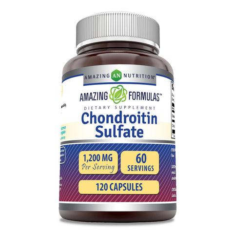 Image of Amazing Formulas Chrondroitin Sulfate | 1200 Mg Per Serving | 120 Capsules