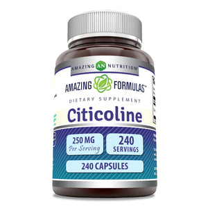 Amazing Formulas Citicoline | 250 Mg | 240 Capsules