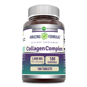 Amazing Formulas Collagen Complex | 1000 Mg | 180 Tablets