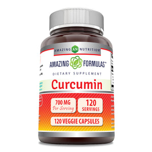 Amazing Formulas Curcumin | 700 Mg | 120 Veggie Capsules