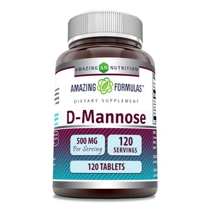 Amazing Formulas D-Mannose | 500 Mg | 120 Tablets
