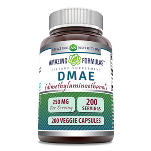 Amazing Formulas DMAE | 250 Mg | 200 Veggie Capsules
