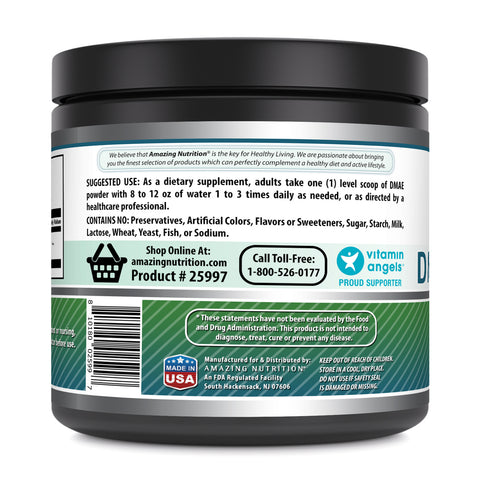 Image of Amazing Formulas DMAE Bitartrate | 100 Grams | 286 Servings