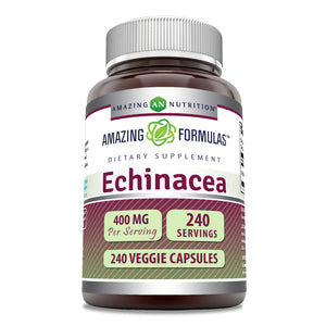 Amazing Formulas Echinacea | 400 Mg | 240 Veggie Capsules