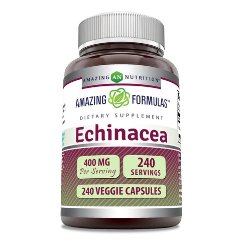 Image of Amazing Formulas Echinacea | 400 Mg | 240 Veggie Capsules