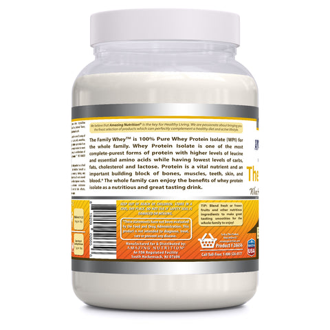 Image of Amazing Formulas The Family Whey | 20 Grams Protein | Banana Flavor | 31 Servings