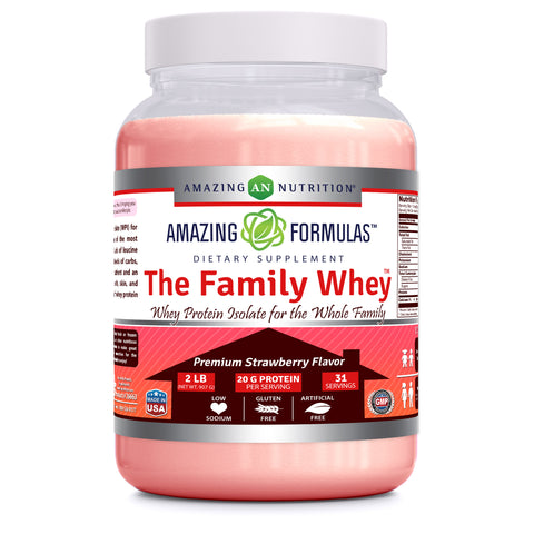 Image of Amazing Formulas The Family Whey | 20 Grams Protein | Vanilla Flavor | 31 Servings
