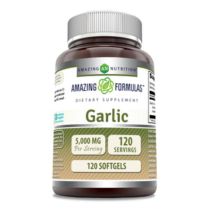 Amazing Formulas Garlic | 5000 Mg | 120 softgels
