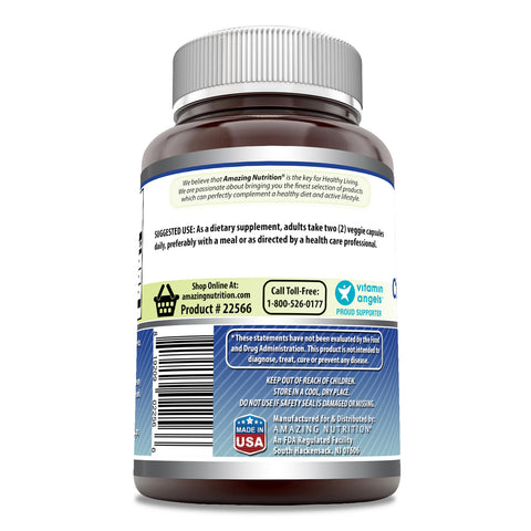 Image of Amazing Formulas Glucosamine Chondroitin & MSM | 120 Veggie Capsule | Shellfish Free