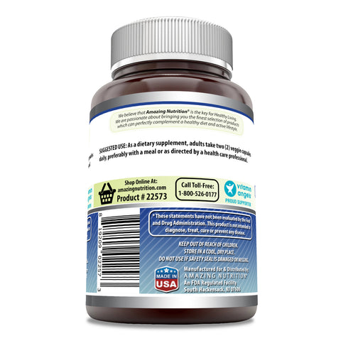 Image of Amazing Formulas Glucosamine Chondroitin & MSM | 60 Veggie Capsule | Shellfish Free
