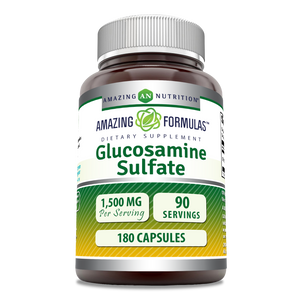 Amazing Formulas Glucosamine Sulfate |  1500 Mg Per Serving | 180 Capsules