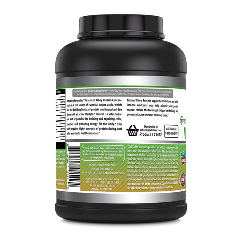 Image of Amazing Formulas Grass FED Whey Protein | 5 Lbs | Unflavored
