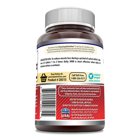 Image of Amazing Formulas HMB | 2000 Mg Per Serving | 120 Tablets