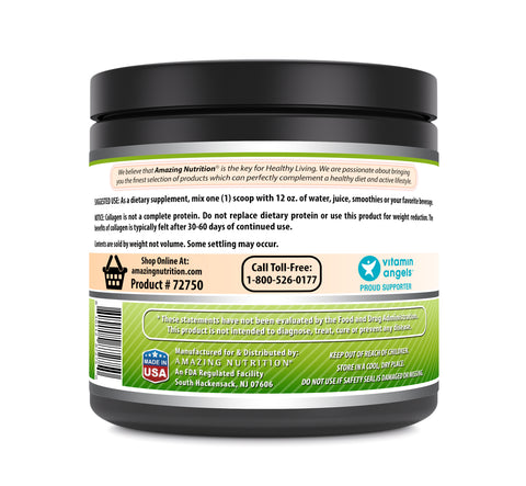 Image of Amazing Formulas Hydrolyzed Collagen, Hyaluronic Acid & Multivitamins | 30 Servings Powder | Matcha Flavor