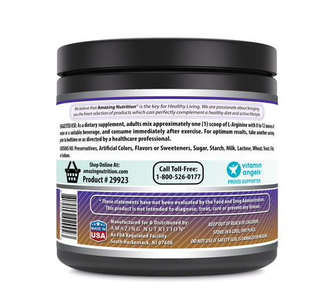 Image of Amazing Formulas L-Arginine | 2.2 Lbs Powder | 997 Servings | 1,000 Mg Per Serving