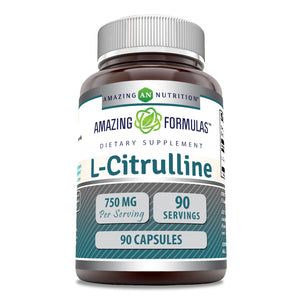 Amazing Formulas L-Citrulline | 750 Mg | 90 Capsules
