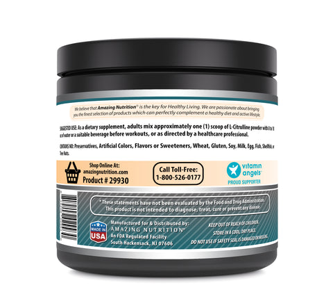 Image of Amazing Formulas L-Citrulline | 1 LB Powder | 454 Servings | 1,000 Mg Per Serving