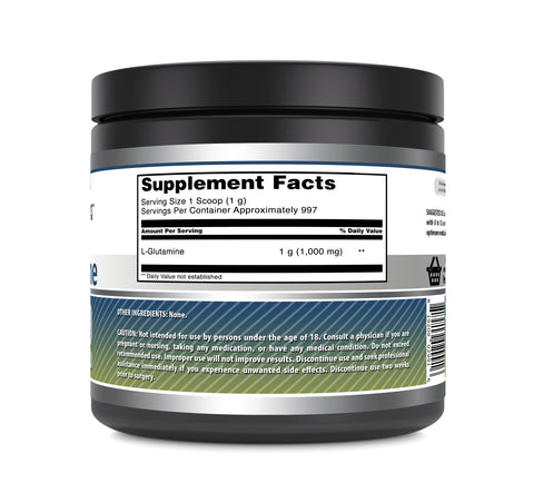 Image of Amazing Formulas L-Glutamine Powder | 997 Servings | 2.2 LB | Unflavored
