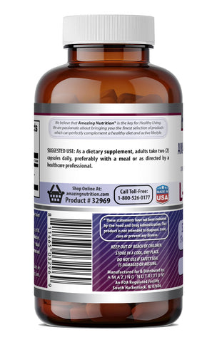 Image of Amazing Formulas L-Tyrosine 500 Mg | 90 Capsules