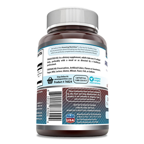 Image of Amazing Formulas Lutein with Zeaxanthin | 20 mg | 120 Softgels
