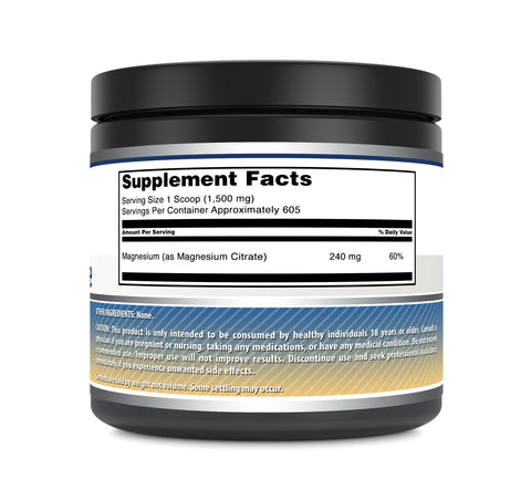 Image of Amazing Formulas Magnesium Citrate | 240 Mg Per Serving | 605 Servings Powder