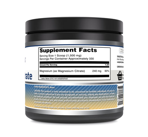 Image of Amazing Formulas Magnesium Citrate | 240 Mg Per Serving | 330 Servings Powder