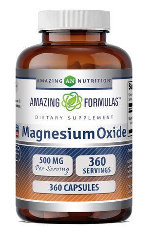 Image of Amazing Formulas Magnesium Oxide 500 Mg | 360 Capsules