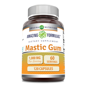 Amazing Formulas Mastic Gum | 1000 Mg Per Serving | 120 Capsules