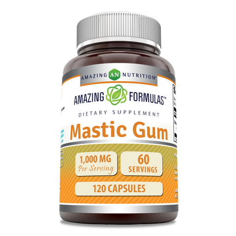 Image of Amazing Formulas Mastic Gum | 1000 Mg Per Serving | 120 Capsules
