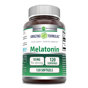 Amazing Formulas Melatonin | 10 Mg | 120 Softgels